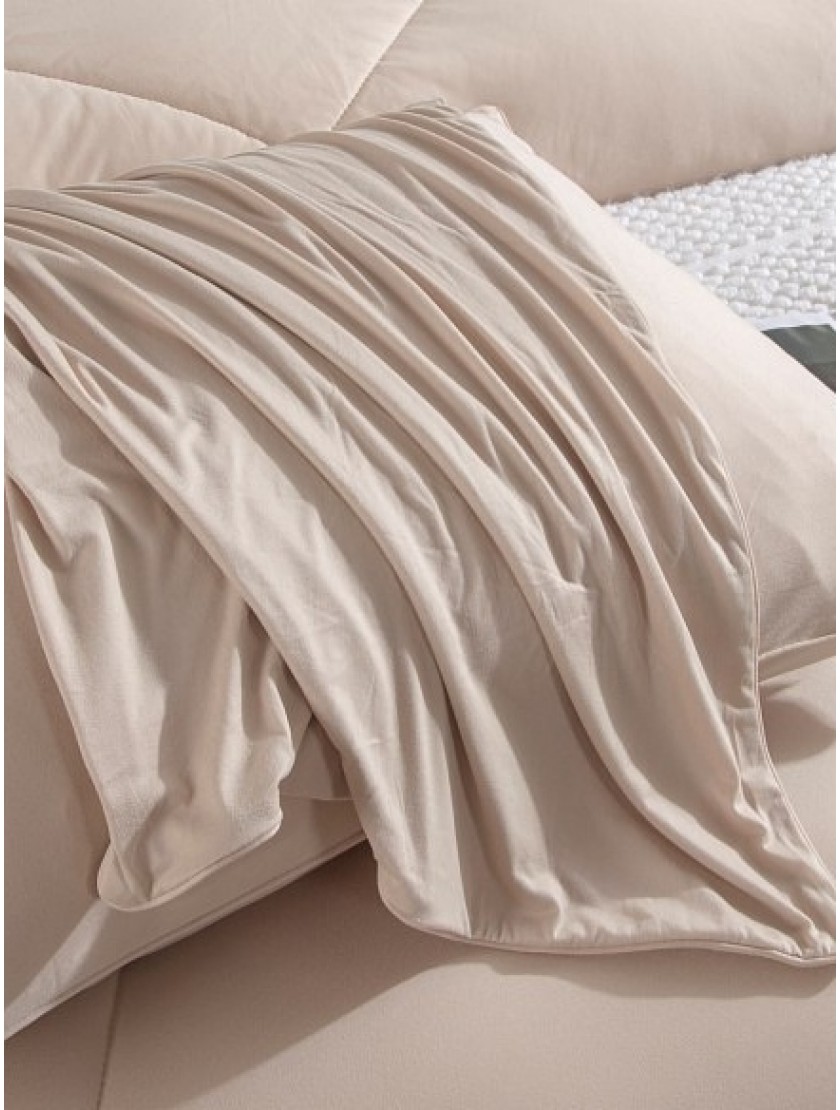 Bamboo milk super soft (латте) Комплект с одеялом "KAZANOV.A." 1.5 спальный